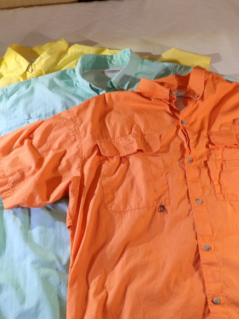 Men's Columbia PFG Shirts - Set of 3 * Large L * Performance Fishing Gear
